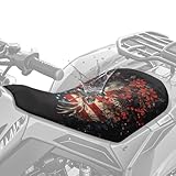 Protezione: il cuscino per ATV è impermeabile, antipolvere, resistente ai graffi e può resistere ai raggi UV e alla pioggia e alla neve, mantiene i sedili puliti e asciutti, impedisce che il sedile sbiadisca e si rompa, fornendo una protezione completa per i sedili a quattro ruote