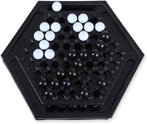 チェスセットボード テーブルアバロンファミリーボードたちのための盤ゲームセット (ブラック) [並行輸入品]