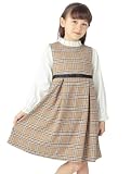 [ever closet] [エバークローゼット] 子供服 女の子 服 キッズ フォーマル 入学 卒業 入園 卒園 ワンピース ワンピ 120 ベージュ