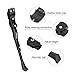 ANWONE Caballete Lateral Ajustable, Soporte de Bicicleta de aleación Ajustable MTB con...