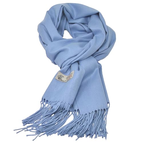 Glory Max Unisex Plain Solid Winter Scarf Cashmere Feel Oversized Soft Warm Shawl Wrap 74