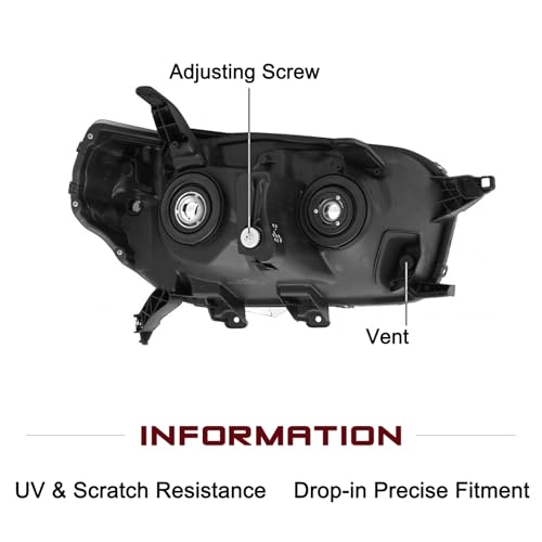 Image of JSBOYAT Headlight Assembly Fits for 2010 2011 2012 2013 Toyota 4Runner