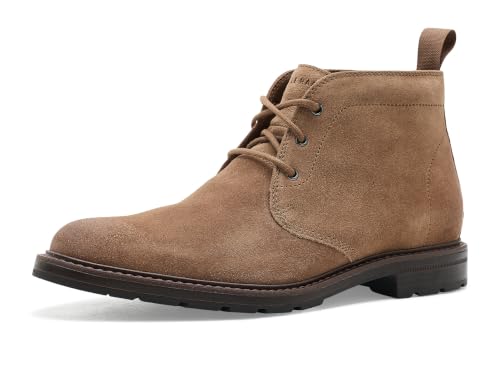 Cole Haan Men's Chamberlin Grand Chukka Boot, Toasted Coconut/Dark Natural/Java Suede, 11-M US