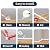 AxPower 120Inch Flexible Quarter Round Molding Trim, White Self Adhesive Wall Trim Mini Peel and Stick Rubber Trim Molding for Floor, Bathroom, Kitchen, Countertop, 120" L x 0.5" W x 0.5" H