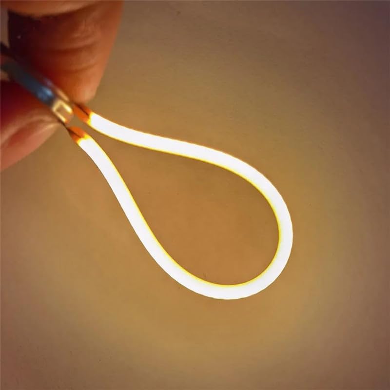 Filament LED 3 V elastyczny 130 mm 300 mm filament diody LED elastyczne żarniki części lampy DIY ręcznie wykonany dekoracyjny design, ciepła biel, 300 mm (11,81 cala) 10 szt