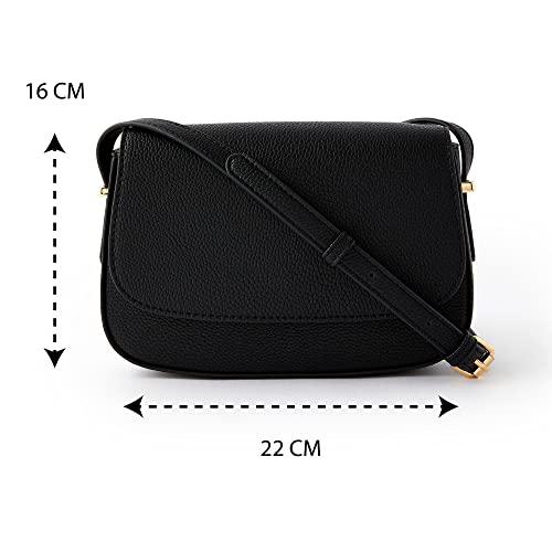Image of Accessorize London Women's Faux Leather Crossbody Bag