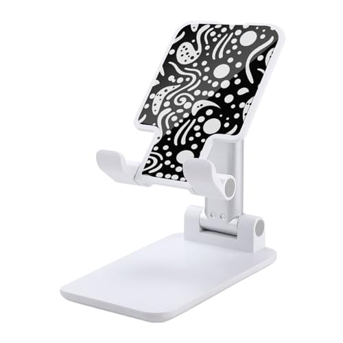 Support de téléphone de bureau motif cercles pour regarder vos vidéos confortablement