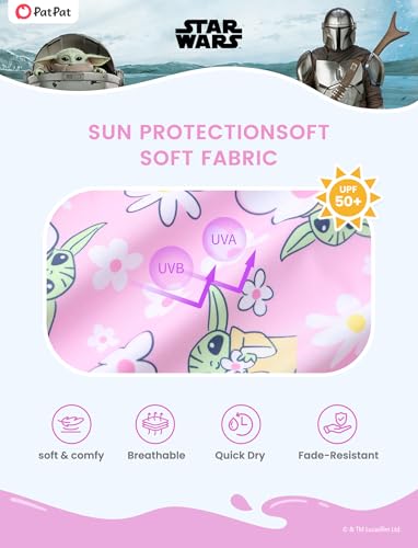 Image of Disney Frozen Stitch Princess Minnie Mouse Girls Swimsuit Long Sleeve Rashguard UPF 50 One Piece Bathing Suit Size 3M-13Y