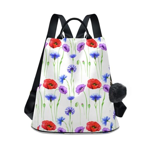 Sac à dos femme polyester imperméable à motifs géométriques