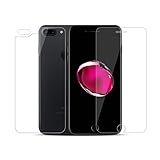 JimBird Tempered Glass Screen Protector Front + Back + Camera Lens Protector For iPhone 7 Plus iPhone 8 Plus 9H Anti-Scratch Anti-Fingerprint