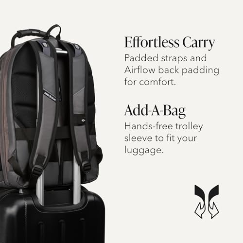 Image of SWISSGEAR 1900 ScanSmart Laptop Backpack, Fits Most 17-Inch Laptops, TSA-Friendly Lay-Flat Design, RFID Protection, and Tablet Pocket, Black, 31L, 18.5-Inch