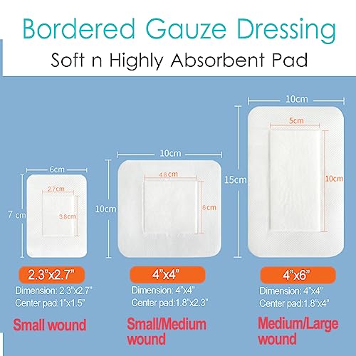 Breathable Adhesive Island Bandages Wound Dressing for Knee Replacement 4