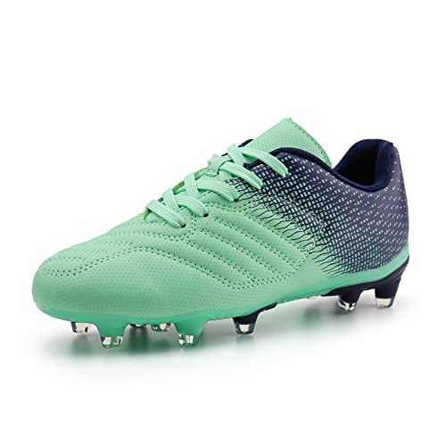 Brooman Kids Soccer Cleats Boys Girls Athletic Outdoor Football Shoes cover