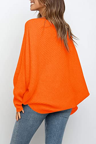 Image of Mafulus Womens Oversized Sweater Fall Winter Slouchy Pullover Jumper Tops