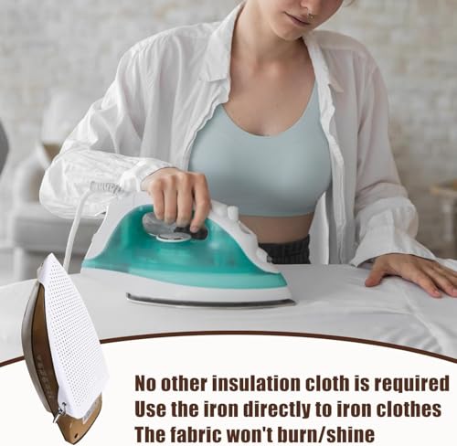 Image of Steam Iron Teflon Cover | Non-Stick Heat Resistant Iron Soleplate Cover | Protects Clothes from Shine, Burns & Scorching | Universal Fit for Steam & Dry Irons