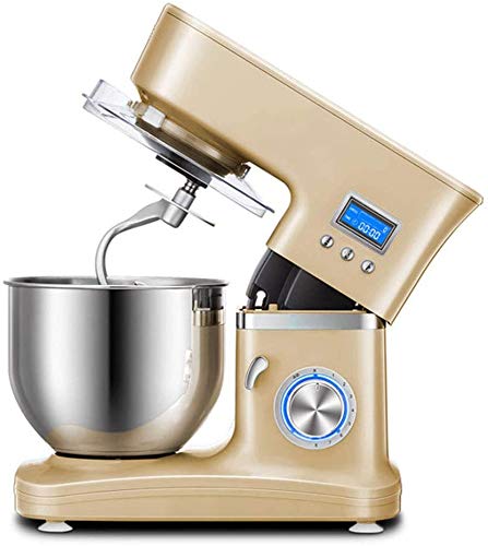 Elektrische Standkuchenmischer Teigmaschine mit Impulsfunktion, 8 Geschwindigkeitseinstellungen und LED-Anzeige Enthält…
