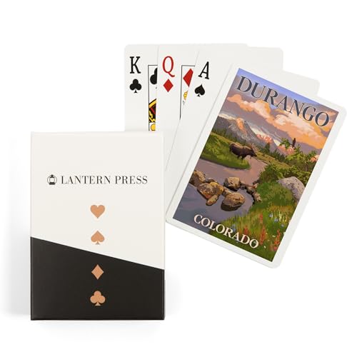 Lantern Press Durango, Colorado, Naipes Póker 52 cartas
