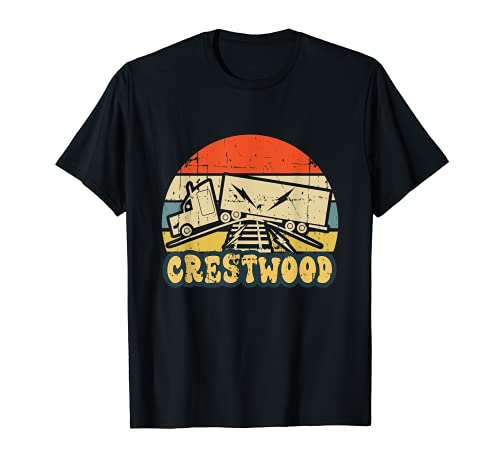 Crestwood Kentucky KY Tourism Semi Truck on Railroad Tracks T-Shirt
