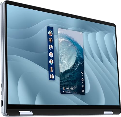 Image of Dell 16 Plus 2-in-1 Laptop 16 inch WUXGA IPS Touchscreen Intel 8-Core Ultra 7 256V 16GB LPDDR5 1TB SSD Intel Arc Graphics 140V Thunderbolt 4 Wi-Fi 7 Backlit Keyboard Fingerprint IR Camera Win11 Home