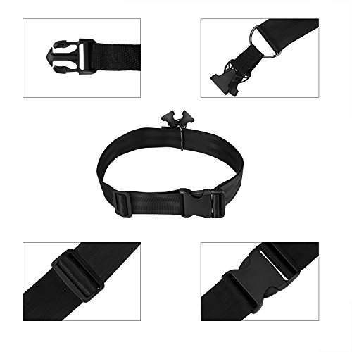 SKL Speed Chute Pack of 2 56 Inch Running Speed Training Speed Parachute Training Parachute Running Resistance Power Chute (Black) - Thumbnail 6