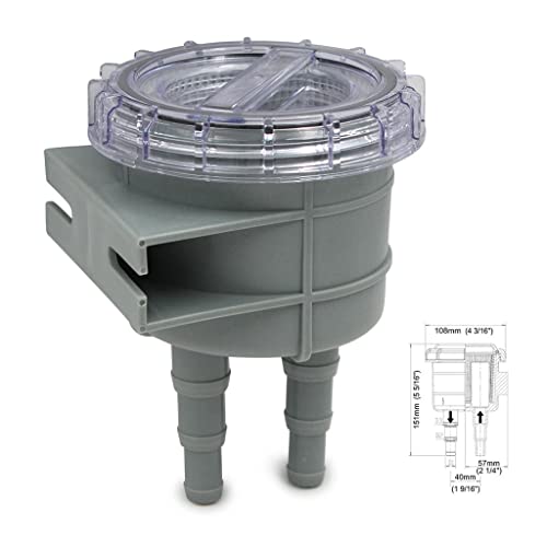 Almencla Nuovo Filtro per Acqua di Mare Cruda per