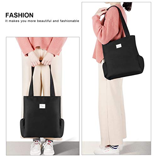 Image of KAMO Floral Tote Bag - Waterproof Lightweight Handbags Travel Shoulder Bag for Hiking Yoga Gym Swimming Travel Beach