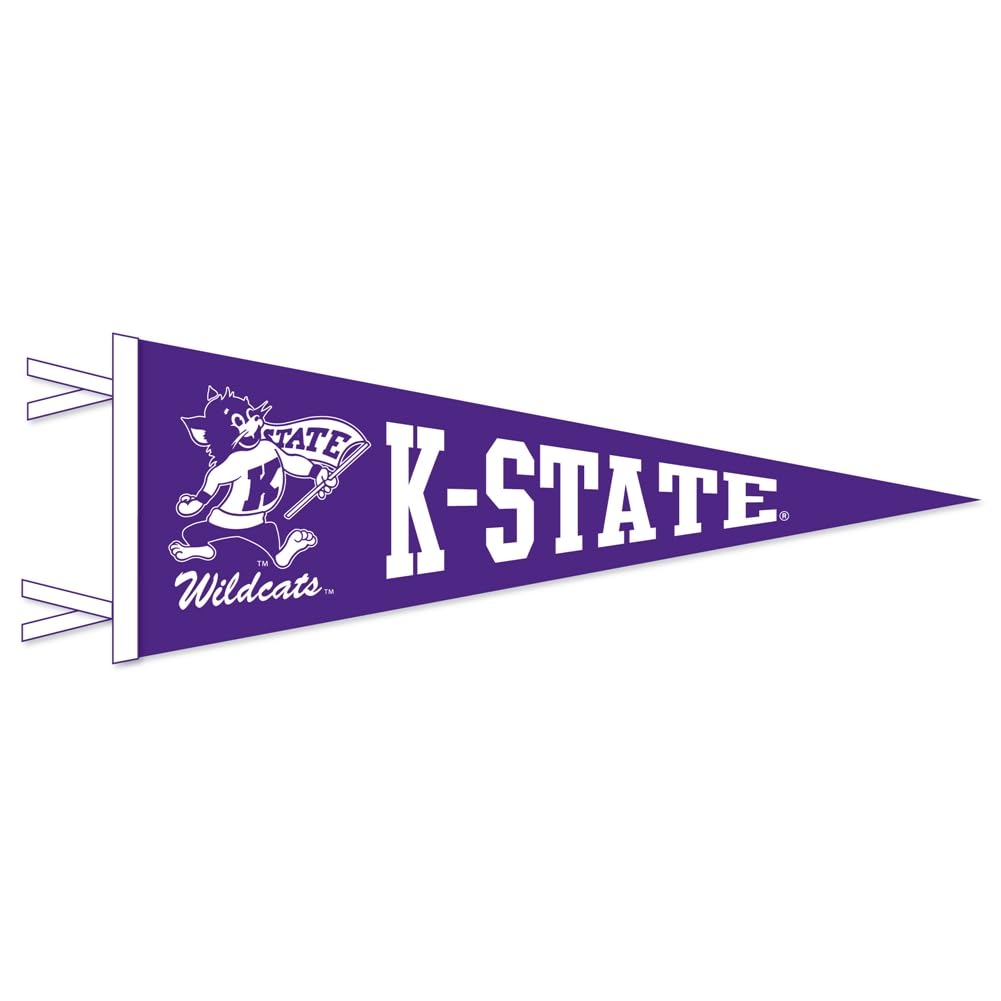 Kansas State Wildcats Wool Felt Pennant - 9
