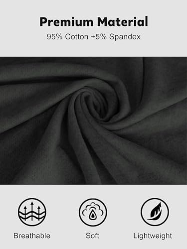 COLORFULLEAF Men's Underwear Cotton Boxer Briefs Trunks Soft Stretch Wide Waistband Underpants4