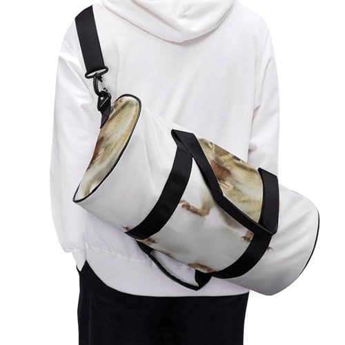Sac weekend hamster en toile zippée pour sport et loisirs