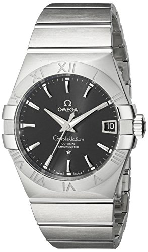 Omega Men's 12310382101001 Constellation Analog Display Swiss Automatic Silver Watch