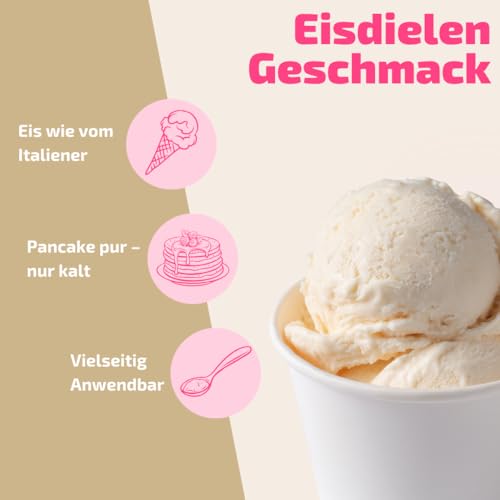 Pancake Eispaste │ MEGA GESCHMACK VON FRISCHGEBACKENEN PANCAKE │ Pimpe deine Eis, Desserts, Getränke uvm mit einer extra Portion Geschmack auf │ Inhalt 250 g – Bild 3