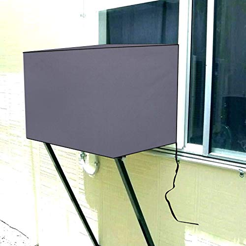 Image of Dakshya Industries 100% Waterproof and Dust Proof Window AC Cover for 1.5 Ton Window AC (Grey)