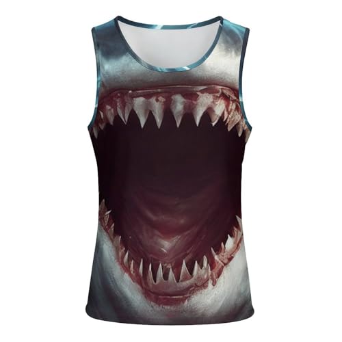 Supdreamc Mens Crewneck Sleeveless Undershirt Sportswear for Tennis Gym, Muscle Tank Top2