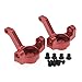 Alloy Front Hub Carrier/Rear Axle Cover Bushing/Steering Hub Carrier for RC RedCat 1/10 Everest Gen7 Pro/Sport (Red)