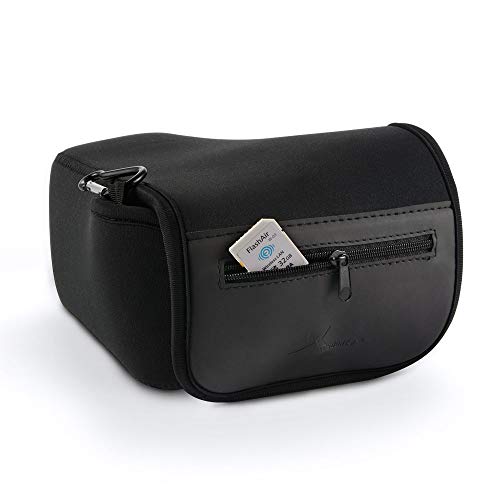 Xcsource Camera Pouch Case Protective Pouch Dslr Slr Camera Bag With Neoprene Protection (Black) Compatible For Nikon, Canon, Olympus, Panasonic, Pentax, Samsung, Sony And Others More #TOP4