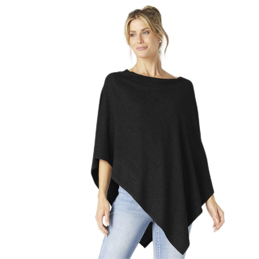Soft Brushed Poncho, Lightweight