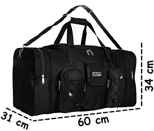 Mala De Viagem Grande Bolsa De Mao Transversal Resistente Poliéster Esportiva Tiracolo Yins