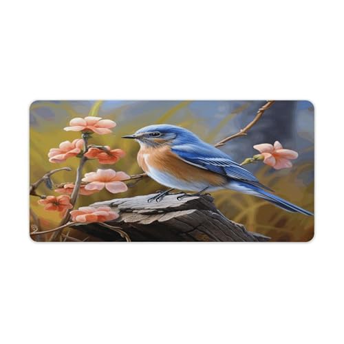 Pad para escritorio Eastern Bluebird con base de goma grande