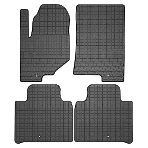 Tapis en caoutchouc El-Toro imperméables et sur mesure pour SsangYong Rexton IV 4 pièces robustes