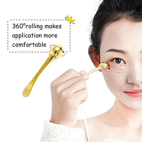HHONGDU Eye Roller Massager Eye Cream Spatula Spoon Facial Skin Care Tools for Dark Circle Facial Massag Anti-Wrinkle Anti-Aging Eye Massag - Image 4