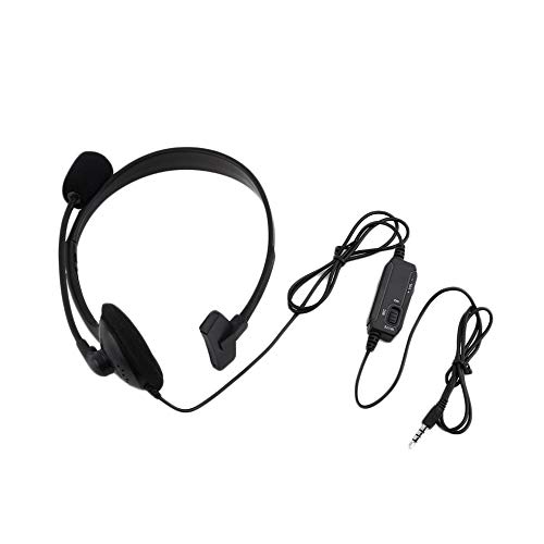 Black Wired Gaming Headset Game Headphone Microphone Headband with Mic Stereo Bass 3.5mm