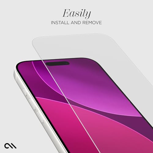Protection écran iPhone 17 Pro Case-Mate anti-bulle et anti-rayure avec guide de pose