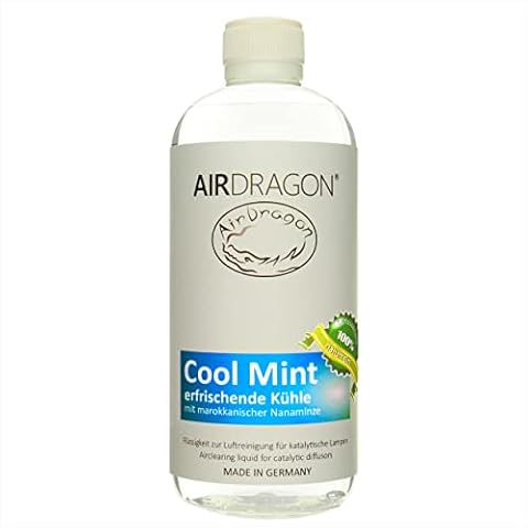 AIRDRAGON® COOL MINT • Für jede katalytische Lampe • OHNE künstliche Duftstoffe • 1000ml Premium Natur Raum-Duft Cover
