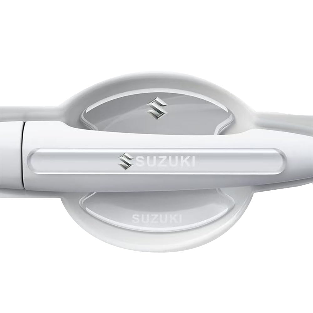 8Pcs Car Door Handle Protector for Suzuki Baleno 2016-2021,Carbon Fibre Scratch Guard,Auto Door Cup Stickers,Paint Protection Film,Anti-Scratch Trim Accessories