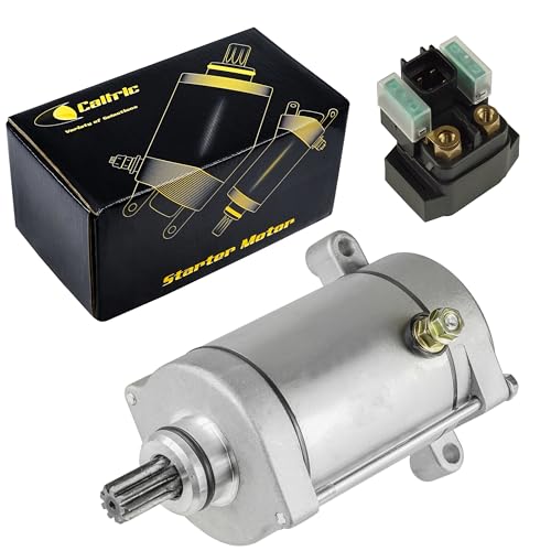 Caltric Starter W/Relay Solenoid Compatible with Yamaha Raptor 700 700R Yfm700 Yfm700R 2006-2026