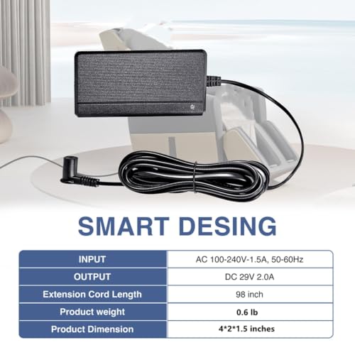 Transformador de sofá eléctrico universal de 2 pines para disfrutar de tu descanso 7