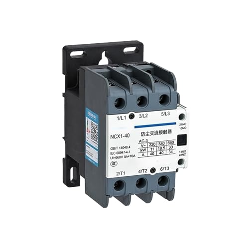 Contacteur CA NCX1-50 anti-poussière 24V 50Hz pour circuits
