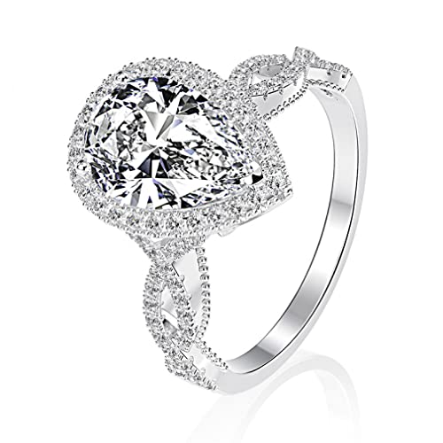 Cadeau bijoux moissanite de fiançailles pour l'amour de votre vie
