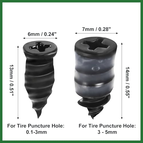 Image of Motoforti 20 Pcs Tire Repair Rubber Nail Fast Tool for Car Truck Motorcycle