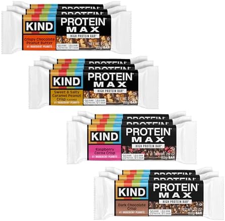 Kind Protein Raspberry Amazon.com: KIND Protein MAX Bars Variety Pack, Gluten Free, Low Sugar ...